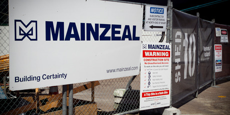 Mainzeal construction. Photo / Natalie Slade
