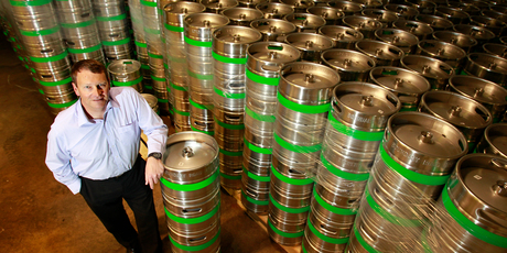 Independent Liquor chief executive Julian Davidson. The company is still on the prowl for new craft beer acquisitions. Photo / NZ Herald
