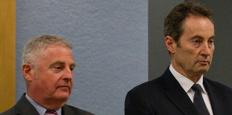 Capital+Merchant Finance director Wayne Douglas and director Neal Nicholls. Photo / Sarah Ivey