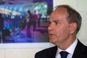 Auckland Mayor Len Brown says the decision to build the Cloud came after a discussion he had with Prime Minister John Key. Photo / NZPA