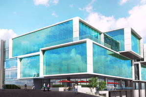 The 12,796sq m Nuffield Corporate Centre will have three basement levels of parking and ground-floor cafe. Photo / NZ Herald