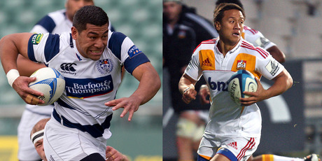 Charles Piutau has lively skills while Tim Nanai-Williams uses his speed and agility. Photo / Sarah Ivey and APN