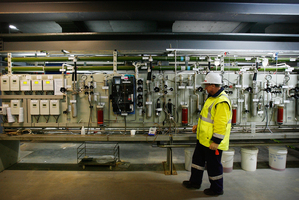The power plant at Contact Energy's Otahuhu Power Station. Photo / Greg Bowker