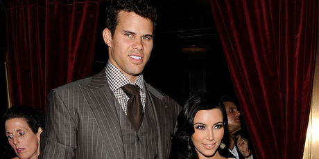 Kris Humphries and Kim Kardashian. Photo/AP