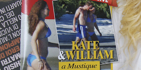Images of a pregnant Kate Middleton first ran on the cover of Chi magazine. Photo / AP