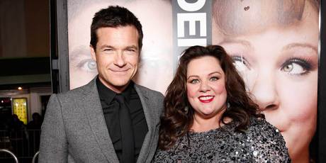 Melissa McCarthy with her Identity Thief co-star Jason Bateman. Photo/AP