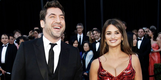 Penelope Cruz and Javier Bardem at last year's Academy Awards. Photo/AP