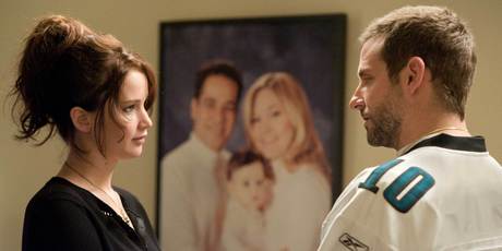 Jennifer Lawrence and Bradley Cooper in Silver Linings Playbook. Photo/supplied