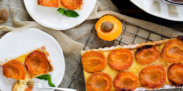 Apricot and Ricotta Tart. Photo / NZH