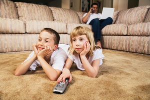 Watching television has been linked to bad behaviour by University of Otago researchers. Photo / Thinkstock