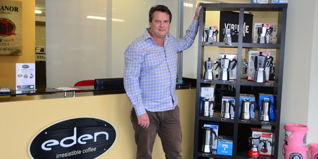 Martin Howard, owner of Espressoworkz. Photo / Supplied
