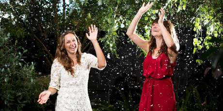 Celia Harrison and Ella Mizrahi of Celery Productions. Photo / Babiche Martens, NZH