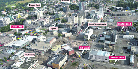 Christchurch after demolition. Photo / Supplied