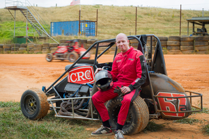Captain Quick ... a happy Barnaby Sharp contemplates a career change.Pictures / Ted Baghurst
