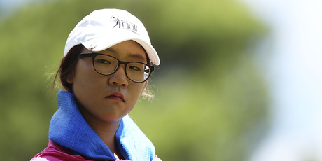 A puzzled Lydia Ko tries to figure out where she went wrong at Royal Canberra. Photo / Getty Images