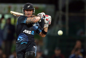 Brendon McCullum is keen to trial coming in at No. 6. Photo / Getty Images