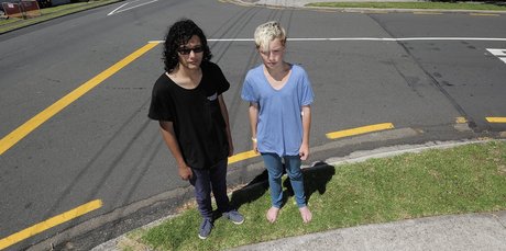 Peter Nicholas (L) and Matt Way (R) were attacked by a group of older teens. Photo / George Novak
