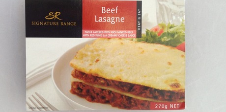 Signature Range Beef Lasagne, $3.45 for 270g. Photo / Supplied