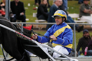 Frank Cooney has been sidelined from racing since a shocking smash at Alexandra Park in July which left him in a coma. Photo / Christine Cornege