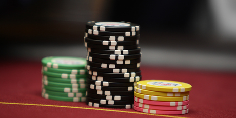 Inside the poker room at the Sky City Casino in Auckland. Photo / Sandra Mu