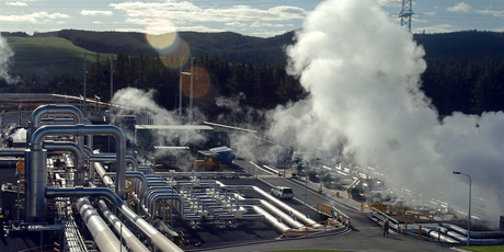 Mighty River Power, the first of the SOEs lined up for partial privatisation by Government, has geothermal stations and hydro dams on the Waikato River. Photo / APN