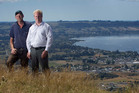 Rotorua MP Todd McClay (right) and Rotorua-Taupo Federated Farmers provincial president Neil Heather. Photo / Alan Gibson