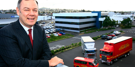 Freightways Limited's Managing Director Dean Bracewell at the company's Penrose headquarters. File photo / NZ Herald
