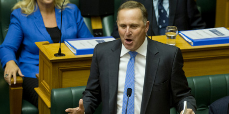 Prime Minister John Key was forced to defend his role in talks with SkyCity over a convention centre. Photo / Mark Mitchell