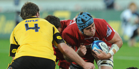 Horwill was yesterday ruled out of Saturday night's interstate grudge match at Suncorp Stadium as the Reds take a cautious approach to his ankle injury. Photo / NZPA
