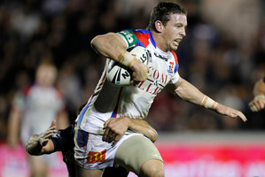 Newcastle coach Wayne Bennett has settled on Kurt Gidley as his main man. Photo / NZPA