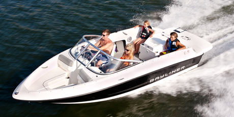 The Bayliner 175BR is good, well-priced entry level boat for those who enjoy watersports and cruising. Photo / Supplied
