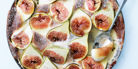 Fig and ginger sabayon. Photo / Donna Hay Magazine