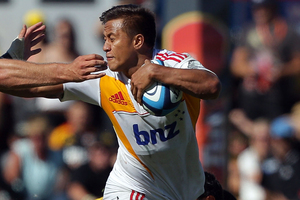 Tim Nanai-Williams will take the field at centre for the Chiefs after a solid performance in last week's trial victory over the Hurricanes. Photo / Getty Images.