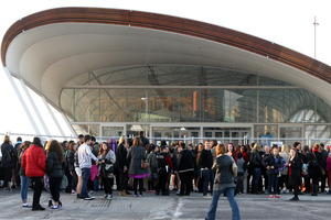 The Cloud looks set to host a shotput event. Photo / Natalie Slade