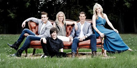 The Turner family from the soap Neighbours. Photo/supplied