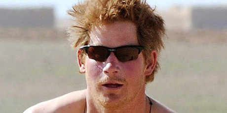 Prince Harry in Afghanistan. Photo/AP