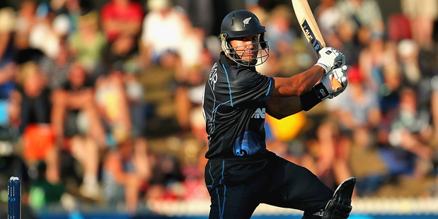Ross Taylor in action for the Black Caps. Photo / Getty Images