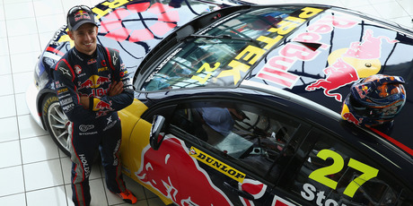 Casey Stoner unveils his Development Series V8 Supercar in Adelaide. Photo / Getty Images