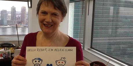 Helen Clark has participated in an Ask Me Anything online chat on community website Reddit. Photo / Facebook/Supplied