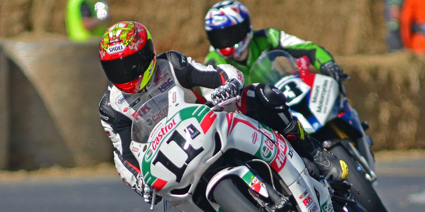 Whakatane's Tony Rees (Castrol Honda CBR1000RR) is a man who still has what it takes. Photo by Andy McGechan, BikesportNZ.com