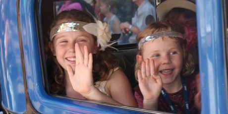 Age is no barrier to dressing up at Napier's Art Deco Festival. Photo / Jill Worrall
