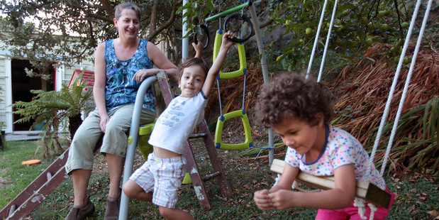 Holly Carrington is more than happy to pay $100 a week for care for her twins Felix and Samantha. Photo / Doug Sherring