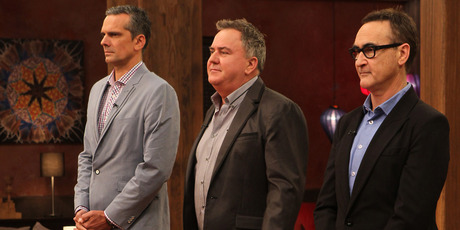 MasterChef NZ judges (from left) Josh Emett, Simon Gault, and Ray McVinnie.
