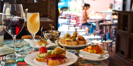 A selection of Pintxos (Basque Tapas) from new Spanish eatery in Ponsonby Pintxos. Photo / Babiche Martens