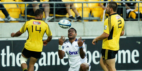 The Hurricanes leave for Brisbane today looking for improvements after a subdued performance against the Blues on Saturday. Photo / Getty Images