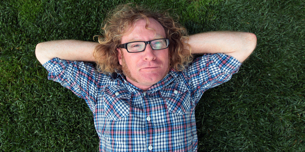 Comedian Te Radar, who stars in 'Global Radar', a show that looks at environmental issues. Photo / Doug Sherring