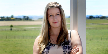Wanganui's Lucy-Anne Brickley entered the Girlfriend magazine competition in November last year, and won the $3000 prize which is going toward her pilot licence flying time. Photo / Bevan Conley
