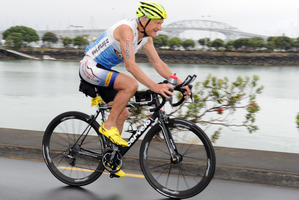 Garth Barfoot, aged 76, found his niche in triathlon. Photo / Supplied