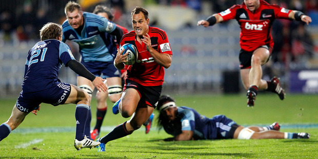 Crusaders coach Todd Blackadder is trying to get the best out of Israel Dagg. Photo / Getty Images