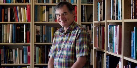 David Hastings spent several years delving into the history of Auckland's newspapers. Photo / Sarah Ivey
